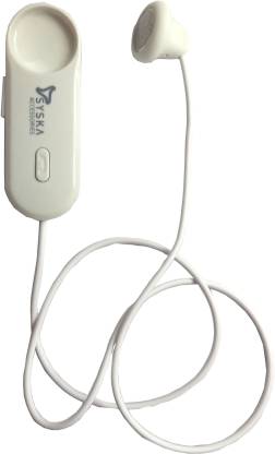 SYSKA BH65BLA Bluetooth Headset White